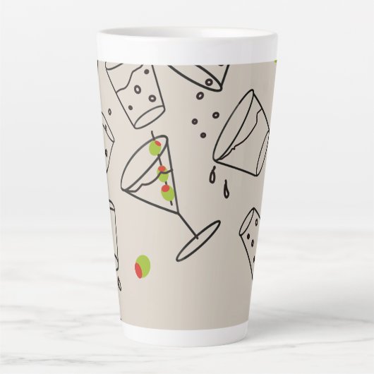 Drinks Latte Mug Cup カフェラテマグ (正面)