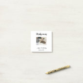 Drinks on us open bar pet photo wedding couple dat ポストイット (デスク上)