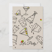 Drinks Party Invitation 招待状 (正面)