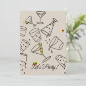 Drinks Party Invitation 招待状 (スタンド正面)