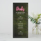 Drinks Party Shower Wedding Menu メニュー (スタンド正面)