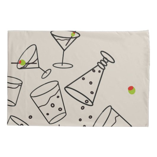 Drinks Pillowcases 枕カバー (裏面-左)
