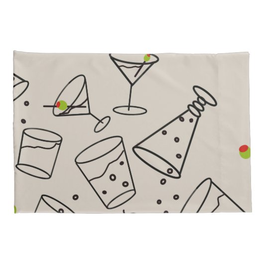 Drinks Pillowcases 枕カバー (裏面-右)