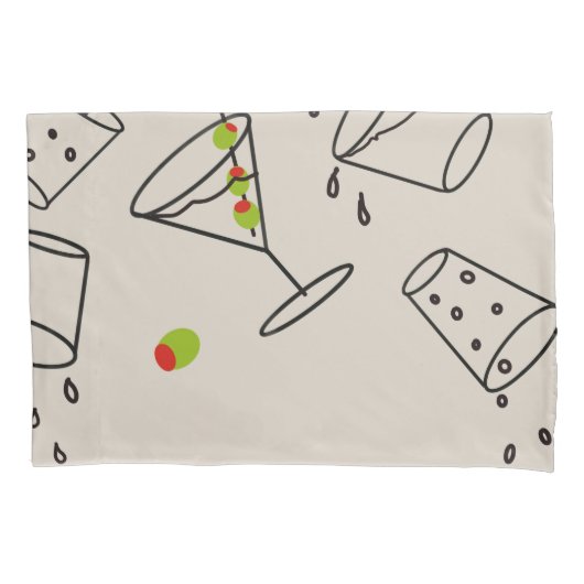 Drinks Pillowcases 枕カバー (正面左)