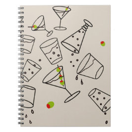 Drinks Spiral Notebook ノートブック