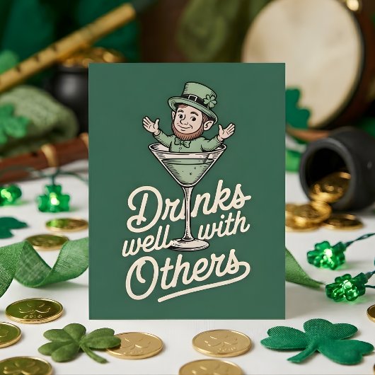 Drinks Well With Others Irish Party Card シーズンカード