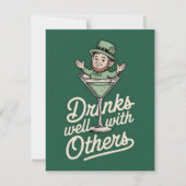 Drinks Well With Others Irish Party Card シーズンカード (正面)