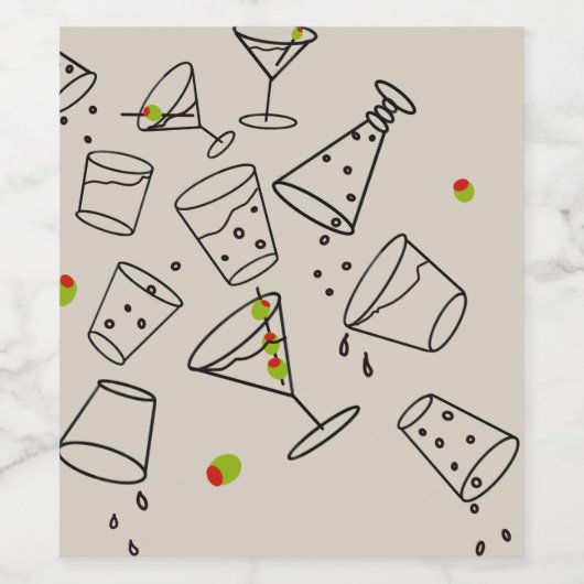 Drinks Wine Label ワインラベル (シングルラベル)