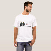 DrinkTrackerはワイシャツを飲みませんし、運転しません Tシャツ (正面フル)