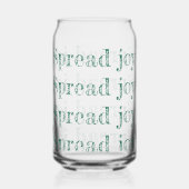 Drinkware セット かわいい 喜びを広げよう！ ガラス缶 (裏面)