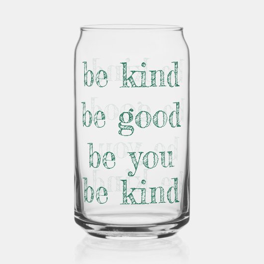 Drinkware Set Be Kind Good You! ガラス缶 (正面)