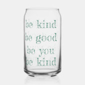 Drinkware Set Be Kind Good You! ガラス缶 (裏面)