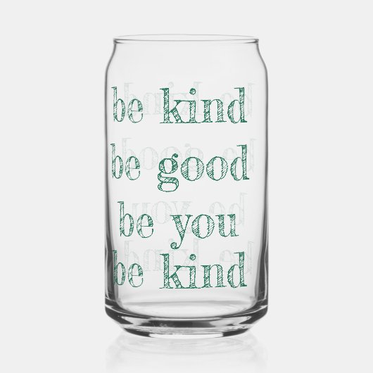 Drinkware Set Be Kind Good You! ガラス缶 (裏面)