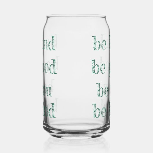 Drinkware Set Be Kind Good You! ガラス缶 (左)