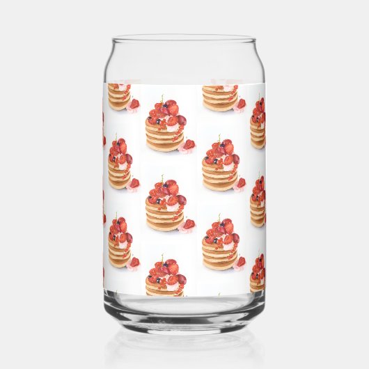 Drinkware Set Breakfast Pancakes  ガラス缶 (裏面)