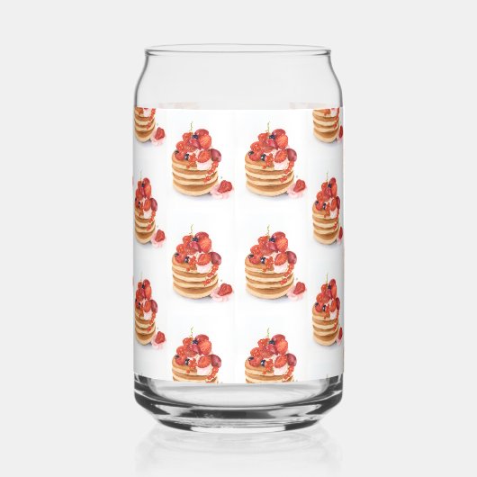 Drinkware Set Breakfast Pancakes  ガラス缶 (右)