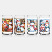 Drinkware Set-Christmas Snowman ガラス缶 (正面)