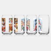 Drinkware Set-Christmas Snowman ガラス缶 (左)