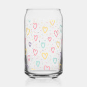 Drinkware Set Colorful Love Red Hearts  ガラス缶 (裏面)