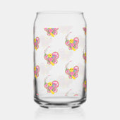Drinkware Set Cute Colorful Butterfly ガラス缶 (正面)