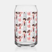 Drinkware Set Cute Couple Love  ガラス缶 (正面)