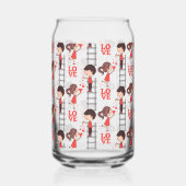 Drinkware Set Cute Couple Love  ガラス缶 (左)