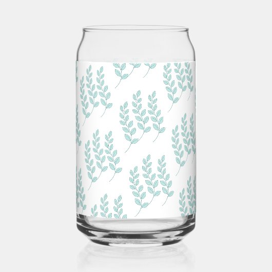 Drinkware Set Cute Green Leaves  ガラス缶 (裏面)