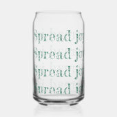 Drinkware Set Cute Spread Joy! ガラス缶 (正面)