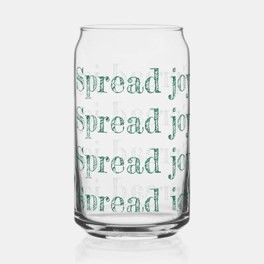 Drinkware Set Cute Spread Joy! ガラス缶 (正面)