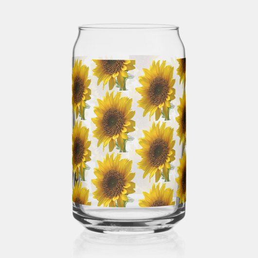 Drinkware Set Cute Sunflower  ガラス缶 (左)