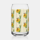 Drinkware Set Cute Sunflower Butterfly  ガラス缶 (裏面)