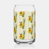 Drinkware Set Cute Sunflower Butterfly  ガラス缶 (左)
