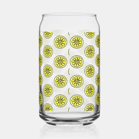 Drinkware Set Cute Yellow Lemons ガラス缶 (右)