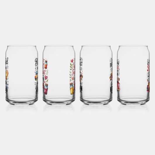 Drinkware Set-Funny  Jokes ガラス缶 (右)