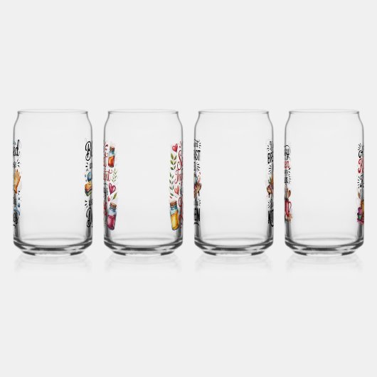 Drinkware Set-Funny  Jokes ガラス缶 (左)