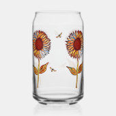 Drinkware Set Glasses Sunflowers ガラス缶 (裏面)