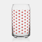 Drinkware Set Love Red Hearts  ガラス缶 (裏面)