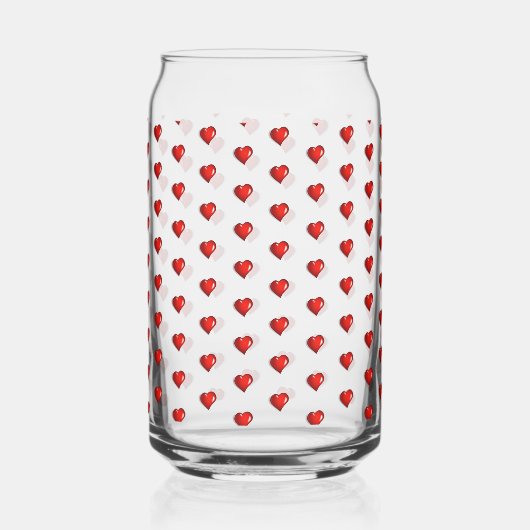 Drinkware Set Love Red Hearts  ガラス缶 (右)