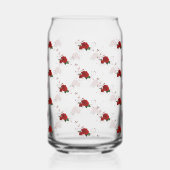 Drinkware Set Love Red Rose Floral  ガラス缶 (左)