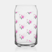 Drinkware Set Pink Rose Butterfly ガラス缶 (裏面)