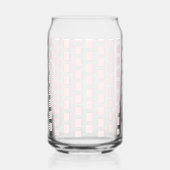Drinkware Set Pink & White Stripe Square ガラス缶 (右)