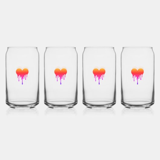 Drinkware Set - Small hearts, big bursts ガラス缶 (裏面)