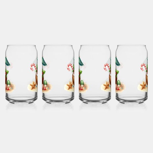 Drinkware Set-Tropical Christmas ガラス缶 (右)