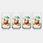 Drinkware Set-Tropical Christmas ガラス缶 (正面)
