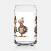 Drinkware Set Turkeys ガラス缶 (正面)