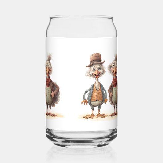 Drinkware Set Turkeys ガラス缶 (裏面)
