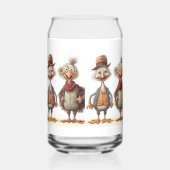 Drinkware Set Turkeys ガラス缶 (右)