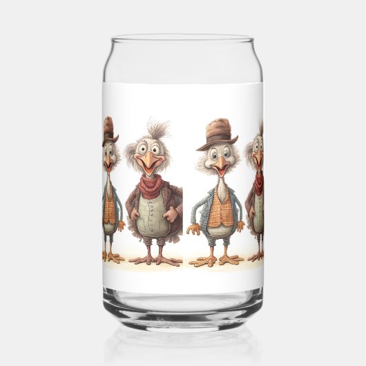 Drinkware Set Turkeys ガラス缶 (右)