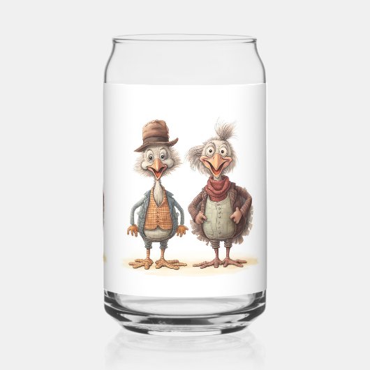 Drinkware Set Turkeys ガラス缶 (左)