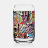 Drinkware Set – Urban Fractals ガラス缶 (裏面)